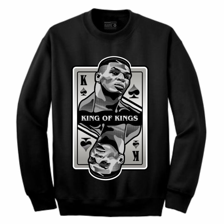 King of Kings Tyson Black Crewneck (Deck of Cards Collection)