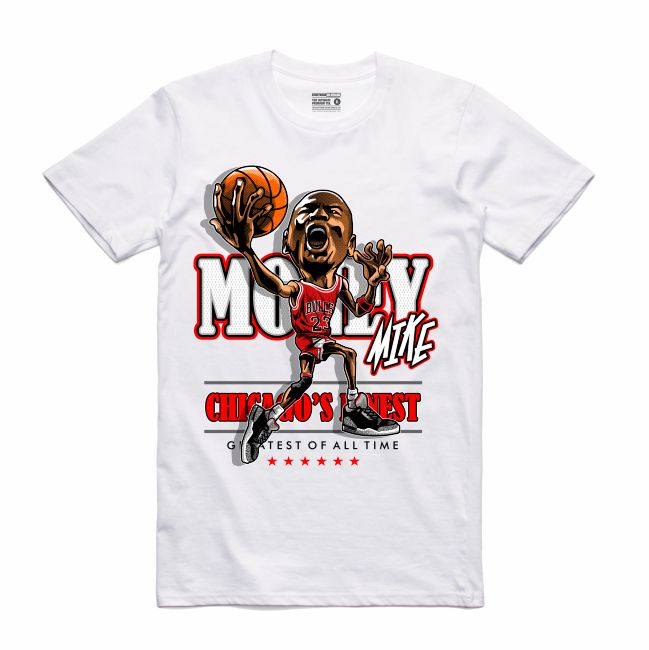 MJ White T-Shirt (Caricature Collection)