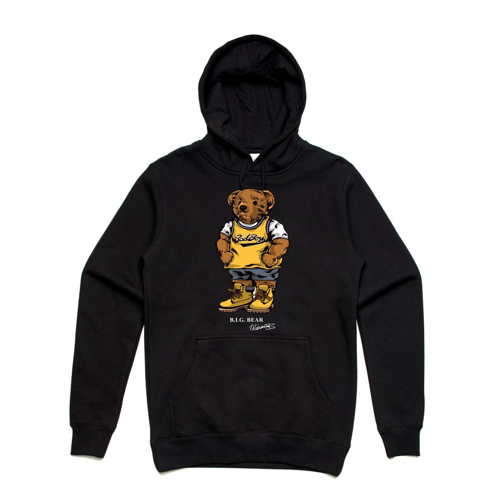 Biggie Badboy Black Hoodie (Bear Collection)