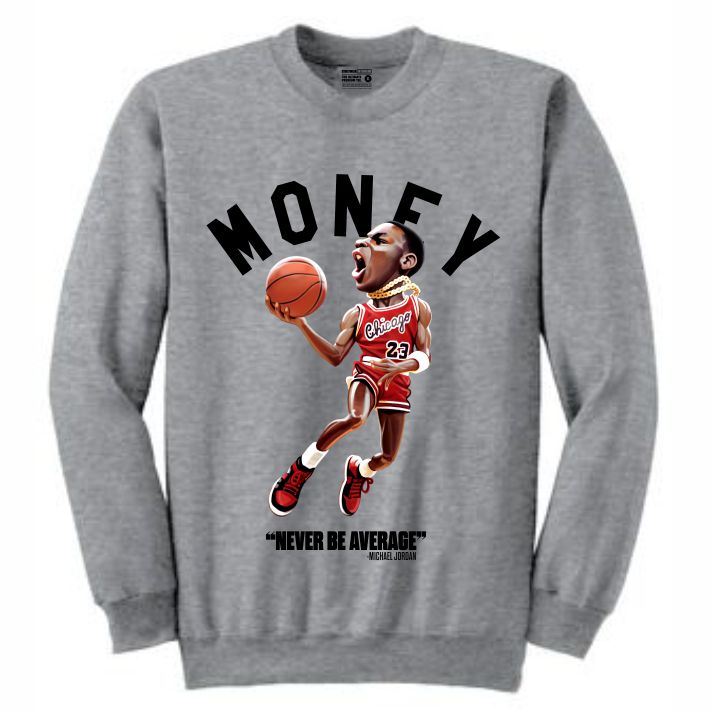 MJ Grey Crewneck (Toons Collection)