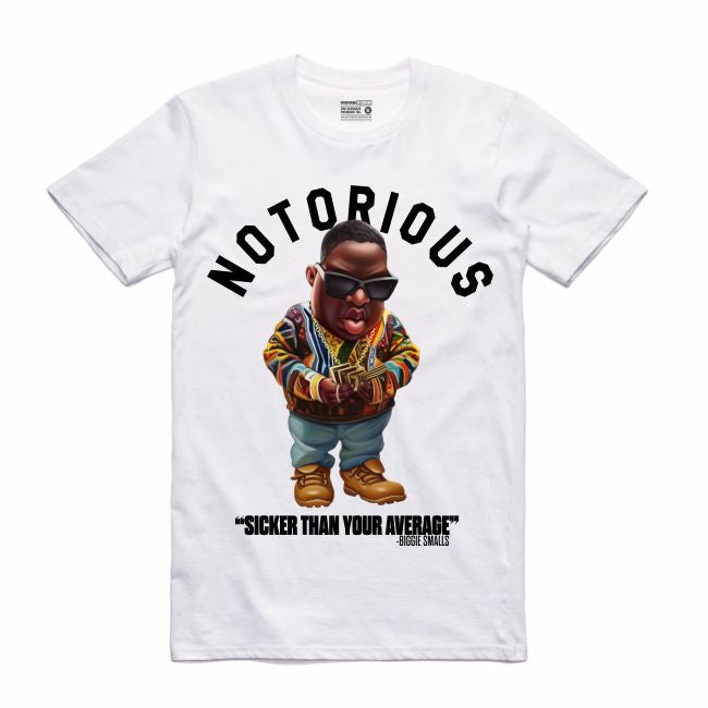 Biggie White T-Shirt (Toons Collection)