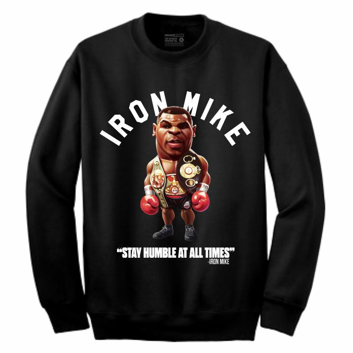 Iron Mike Black Crewneck (Toons Collection)