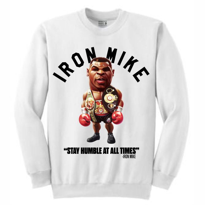 Iron Mike White Crewneck (Toons Collection)