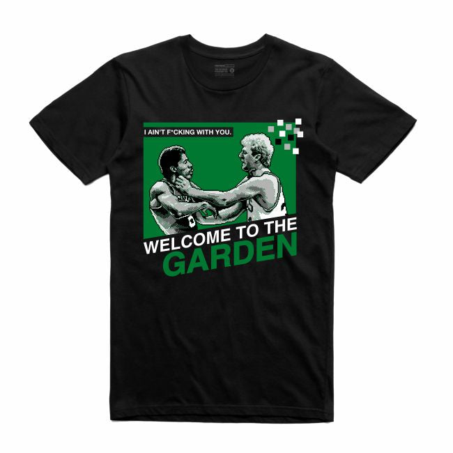 Garden Black T-Shirt (8 Bit Collection)
