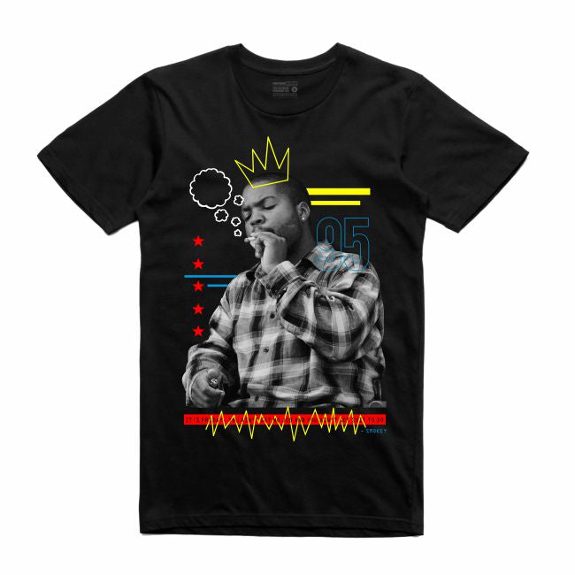 Friday Black T-Shirt (Mixed Media Collection)