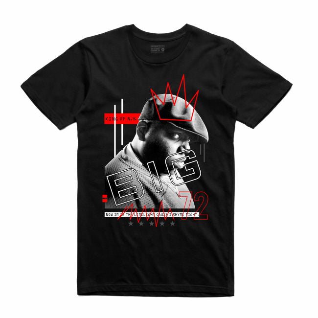 Biggie Black T-Shirt (Mixed Media Collection)