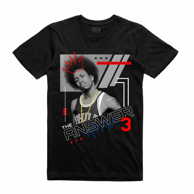 Iverson Black T-Shirt (Mixed Media Collection)