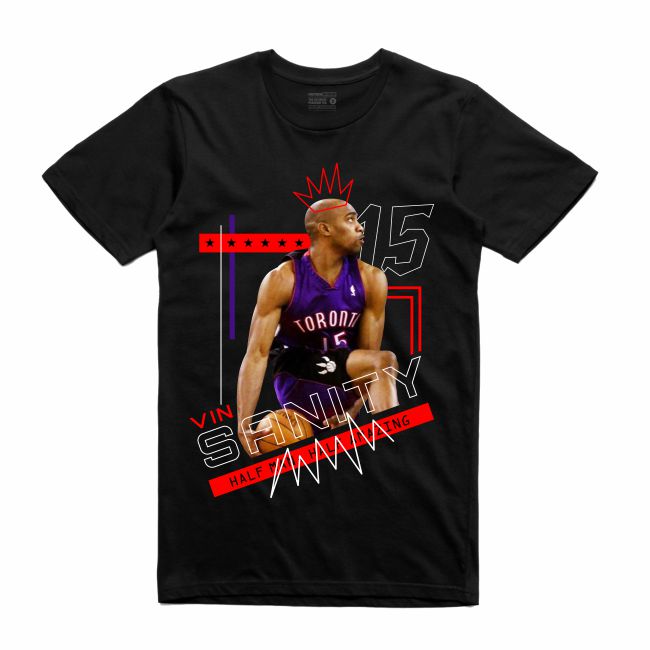 Vinsanity Black T-Shirt (Mixed Media Collection)