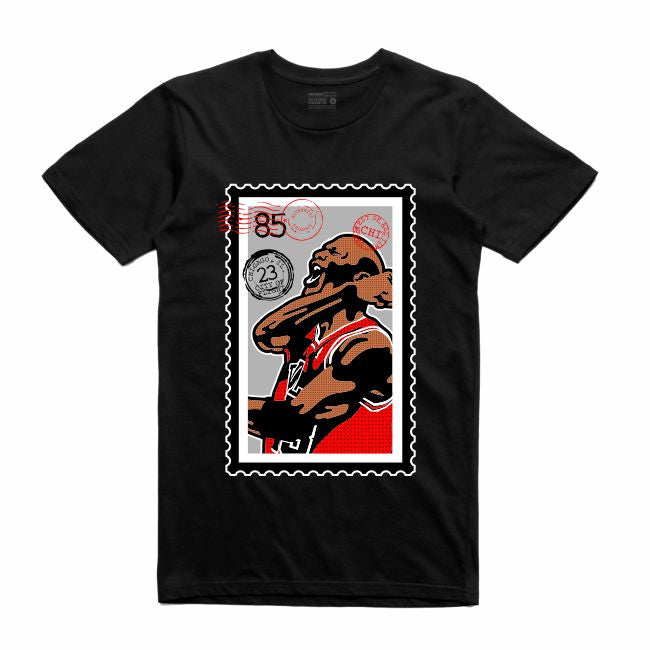 MJ Black T-Shirt (Stamp V1 Collection)