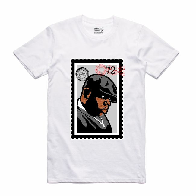 Biggie White T-Shirt (Stamp V1 Collection)