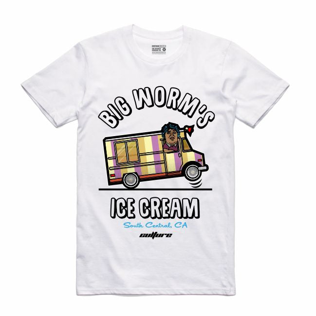 Big Worm Hood Boys White T-Shirt (Culture)