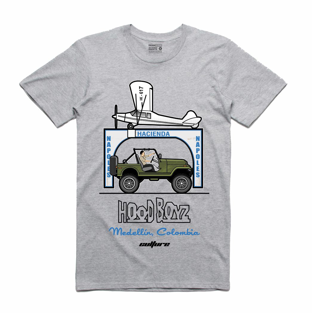 Pablo Hood Boys Grey T-Shirt (Culture)