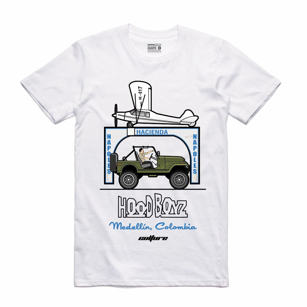 Pablo Hood Boys White T-Shirt (Culture)