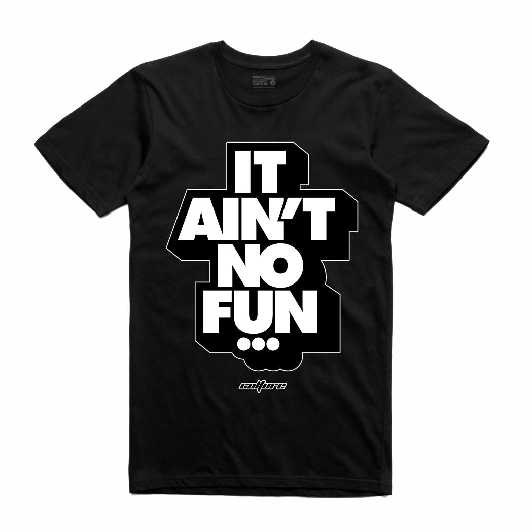 No Fun Black T-Shirt (Culture)