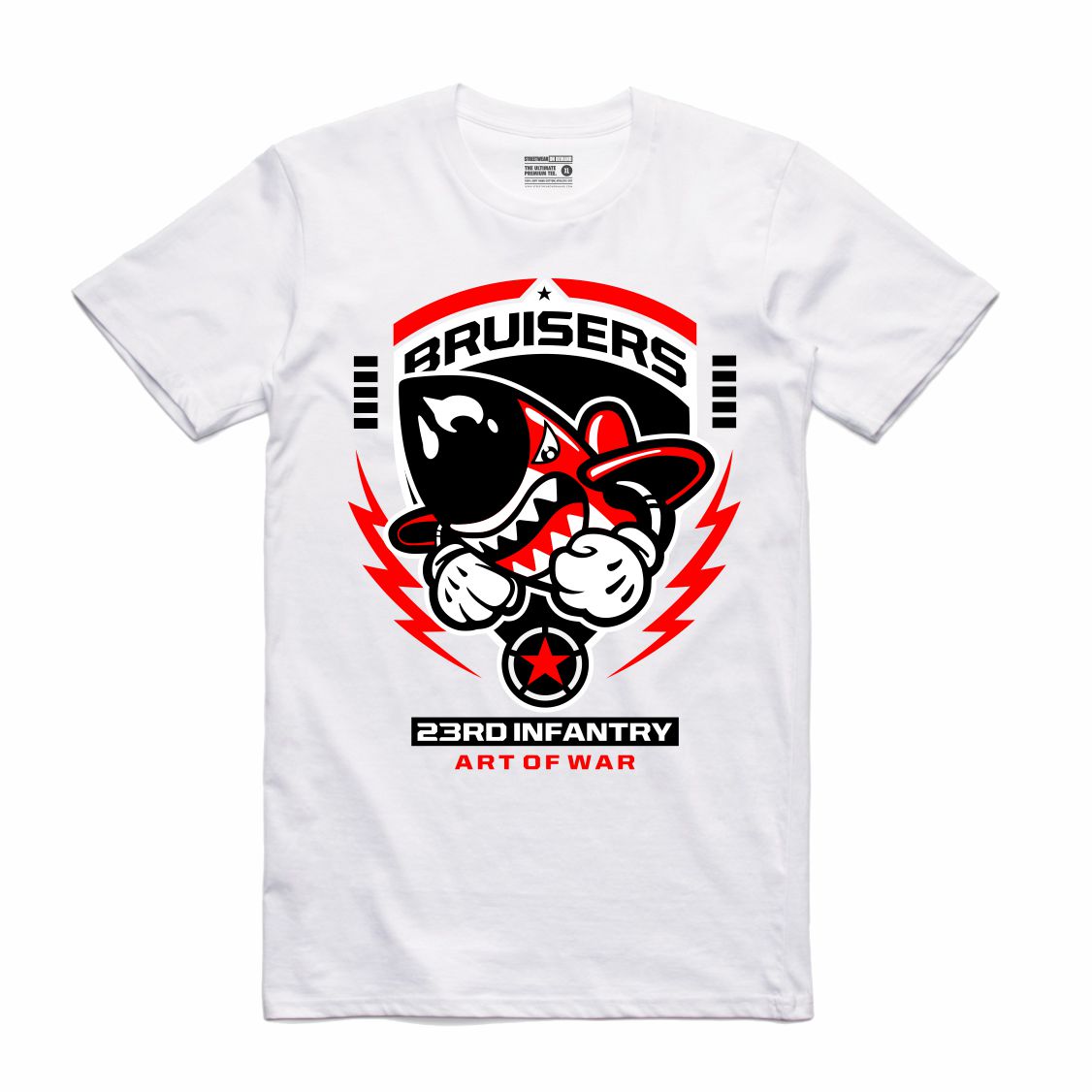 Bruiser 23 Infinity White T-Shirt (Bruisers)
