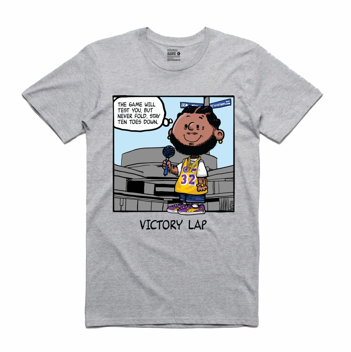 Victory Lap Grey T-Shirt (PNUTS Collection)