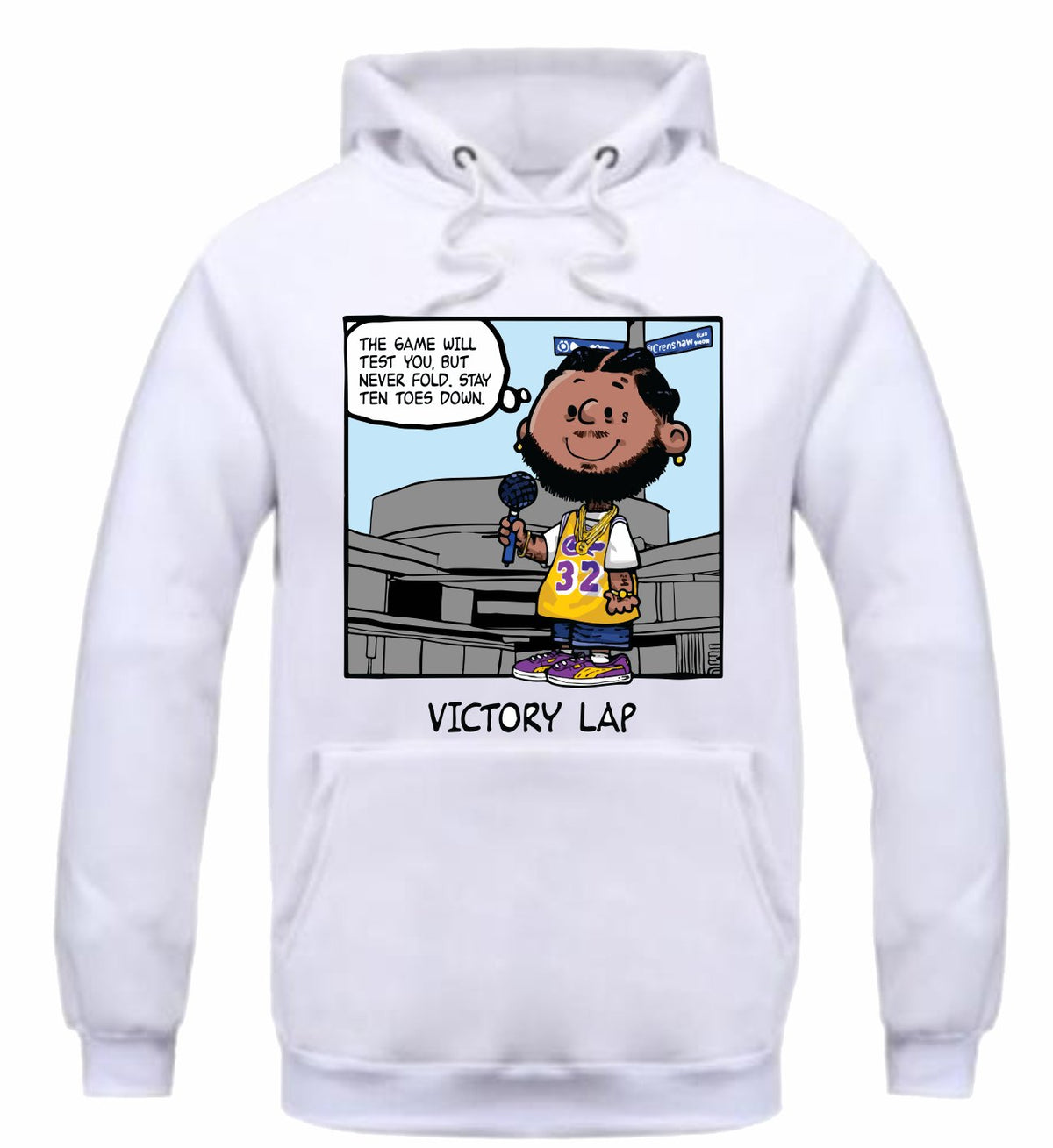 Victory Lap White Hoodie (PNUTS Collection)
