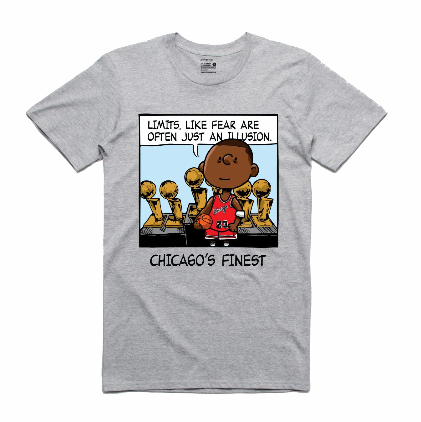 Chicago's Finest Grey T-Shirt (PNUTS Collection)