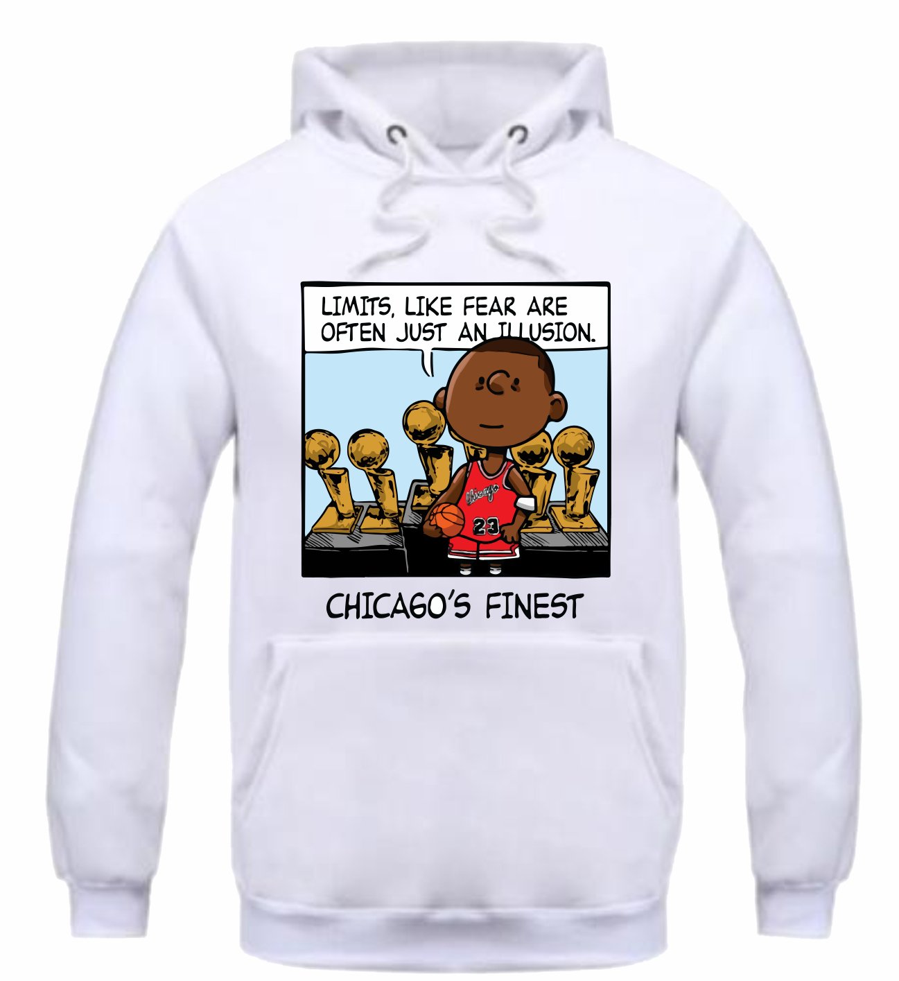 Chicago's Finest White Hoodie (PNUTS Collection)
