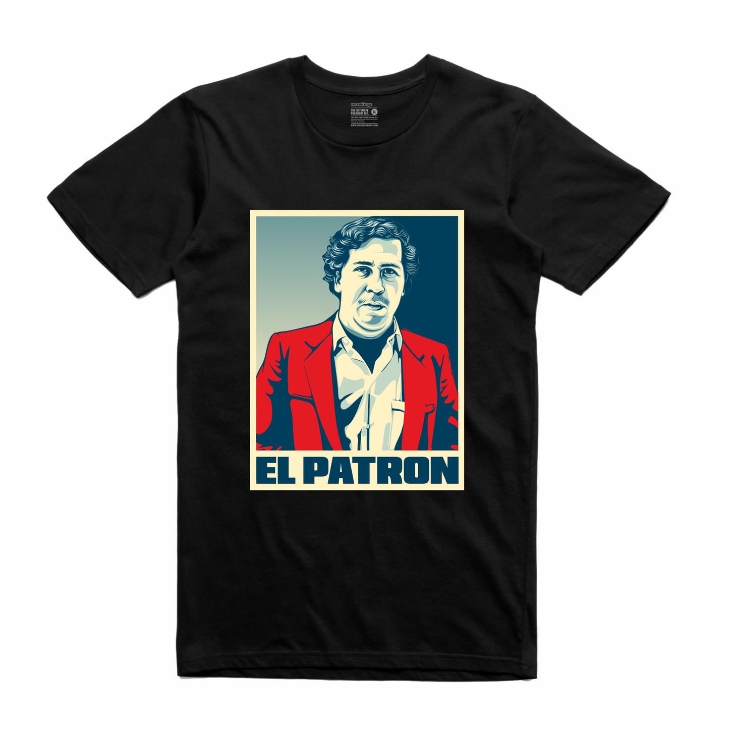 El Patron Black T-Shirt (Stencil Collection)