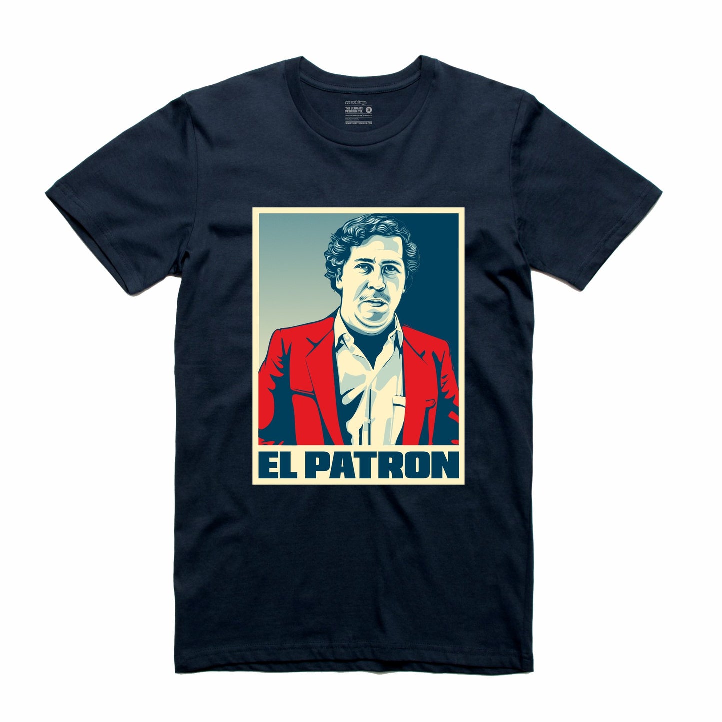 El Patron Navy T-Shirt (Stencil Collection)