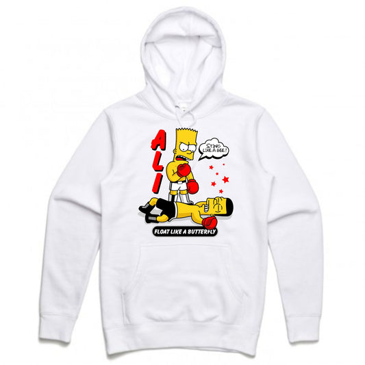 Ali Bart White Hoodie (Bootleg Collection)