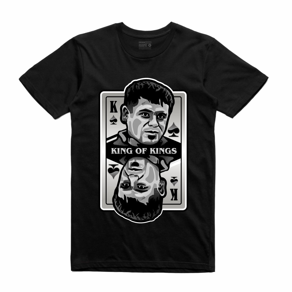 King of Kings Chapo Black T-Shirt (Deck of Cards Collection)