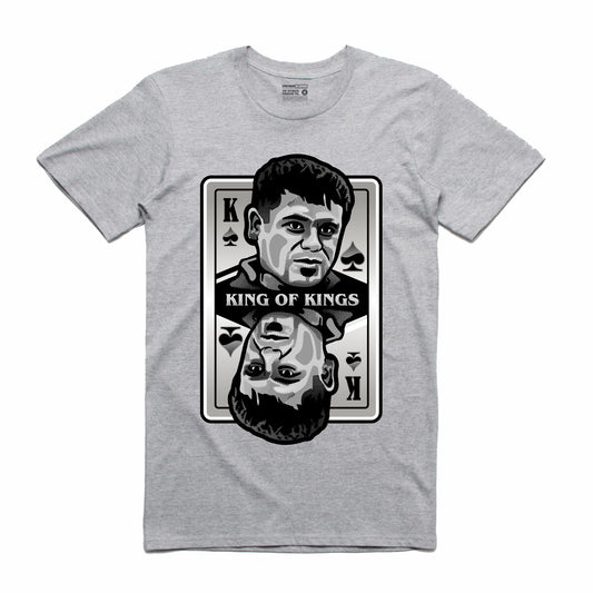 King of Kings Chapo Grey T-Shirt (Deck of Cards Collection)