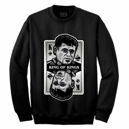 King of Kings Chapo Black Crewneck (Deck of Cards Collection)