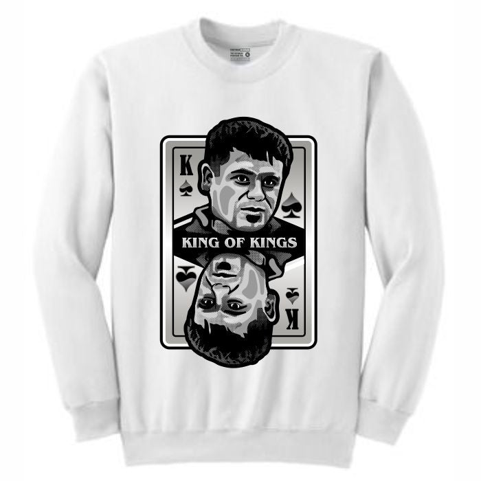 King of Kings Chapo White Crewneck (Deck of Cards Collection)