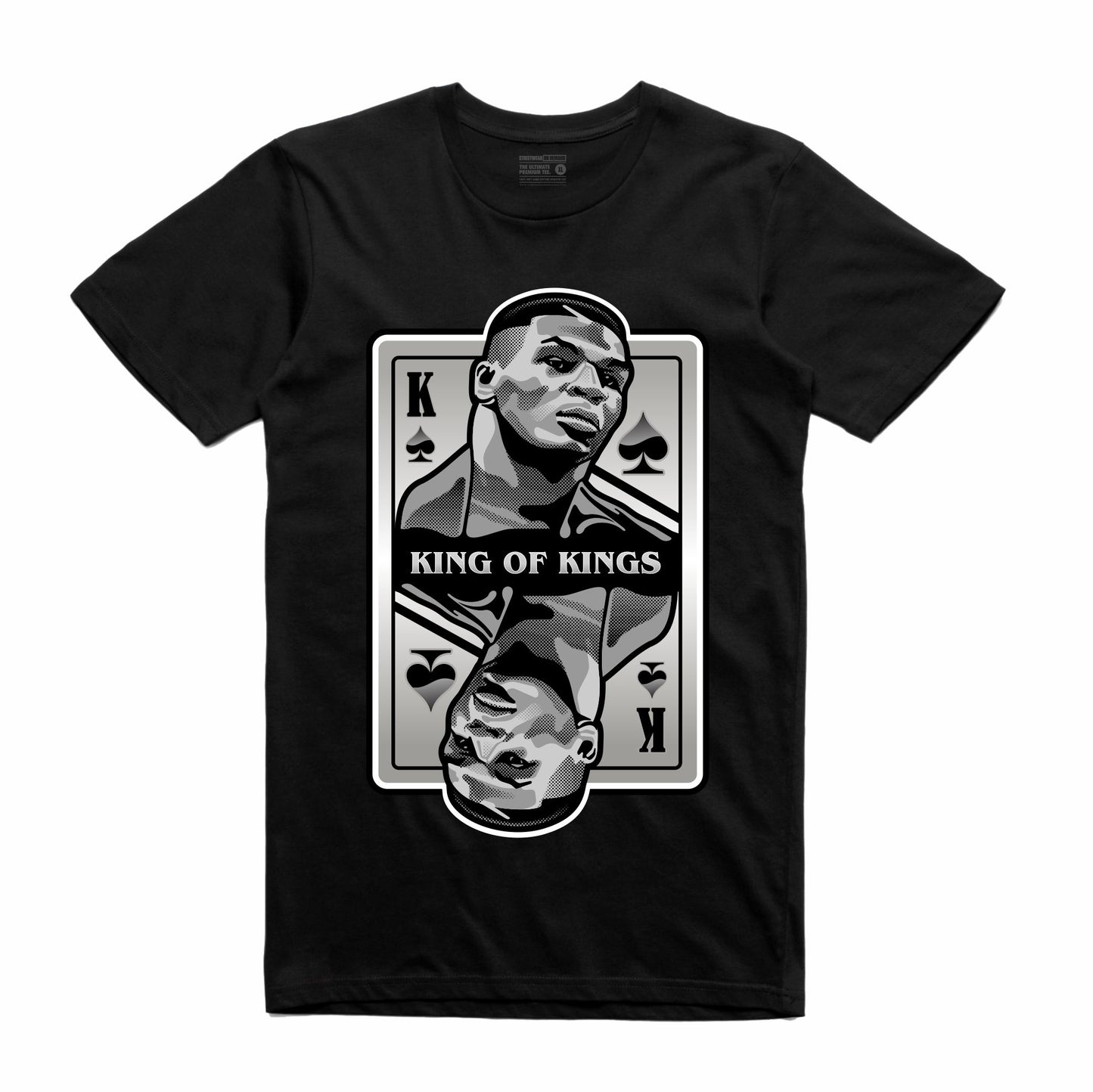 King of Kings Tyson Black T-Shirt (Deck of Cards Collection)