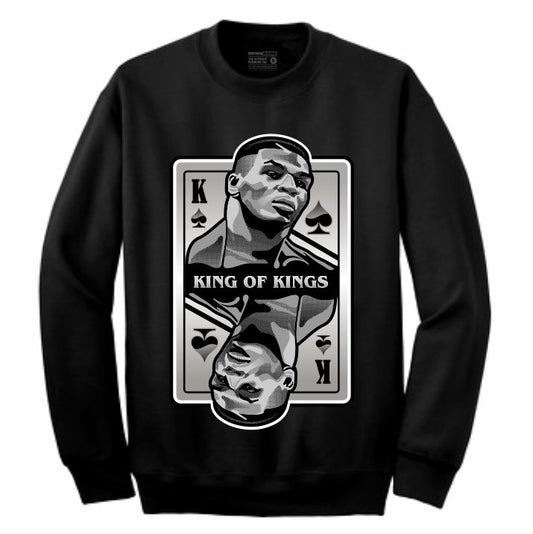 King of Kings Tyson Black Crewneck (Deck of Cards Collection)