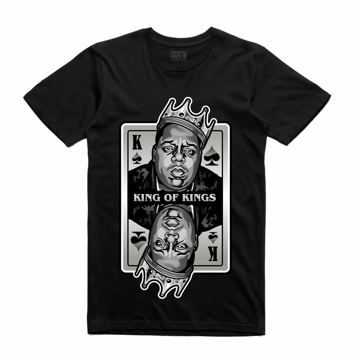King of Kings Biggie Black T-Shirt (Deck of Cards Collection)