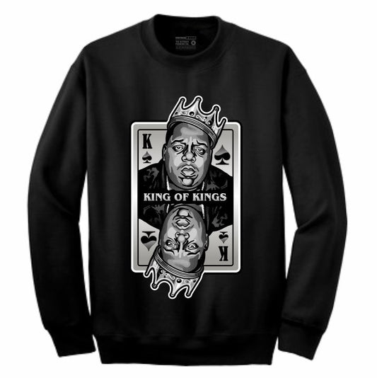 King of Kings Biggie Black Crewneck (Deck of Cards Collection)