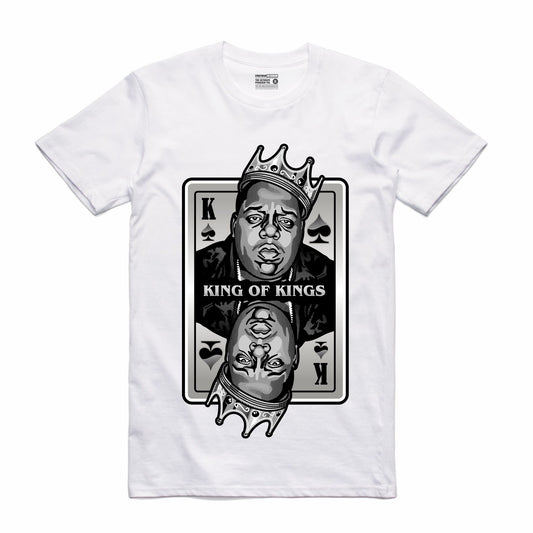 King of Kings Biggie White T-Shirt (Deck of Cards Collection)