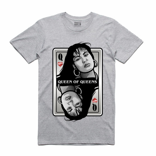 Queen of Queens Selena Grey T-Shirt (Deck of Cards Collection)