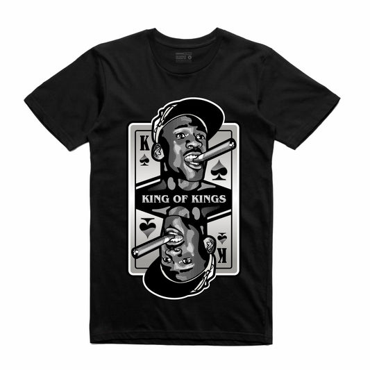 King of Kings MJ Black T-Shirt (Deck of Cards Collection)