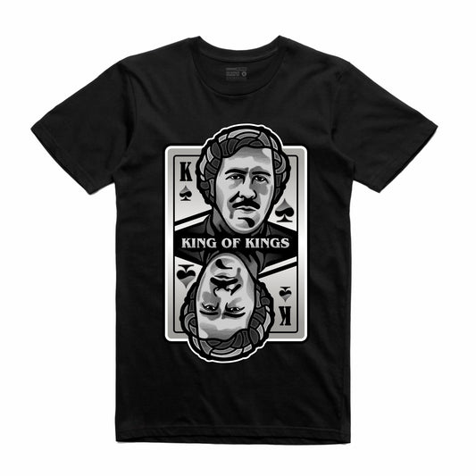 King of Kings Pablo Black T-Shirt (Deck of Cards Collection)