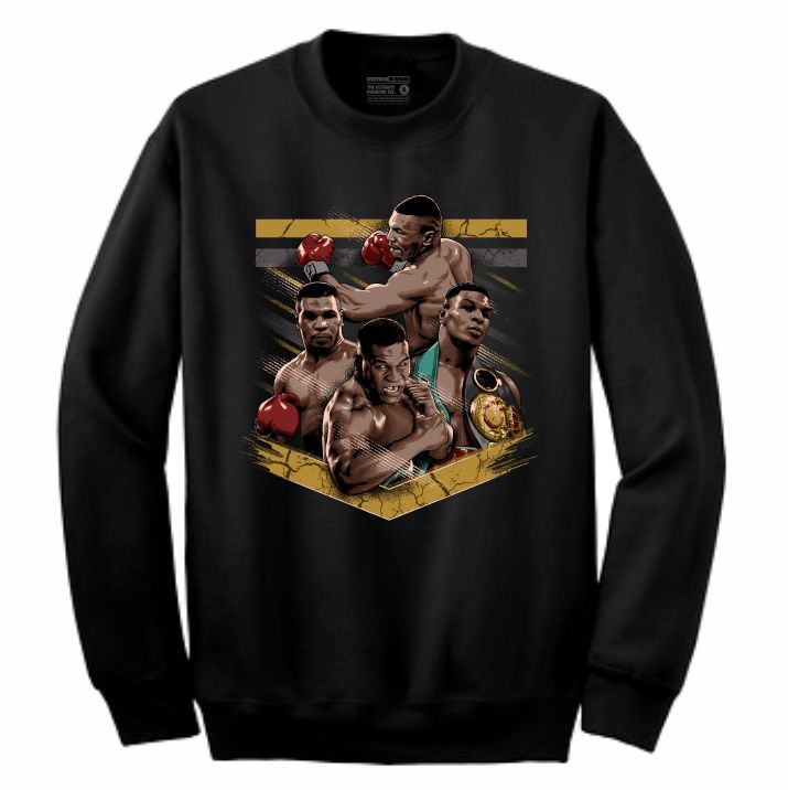 Mike Tyson Black Crewneck (Tribute Collection)