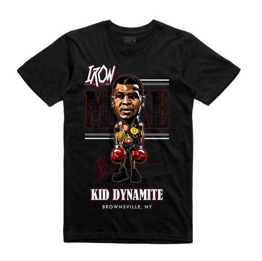 Iron Mike Black T-Shirt (Caricature Collection)