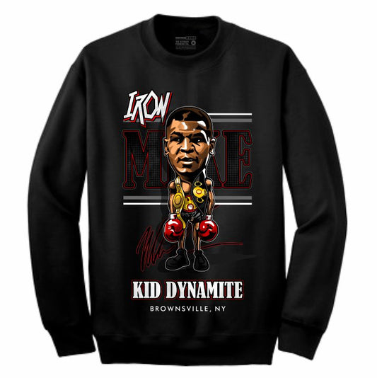 Iron Mike Black Crewneck (Caricature Collection)