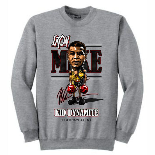 Iron Mike Grey Crewneck (Caricature Collection)