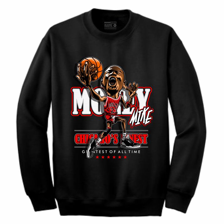 MJ Black Crewneck (Caricature Collection)