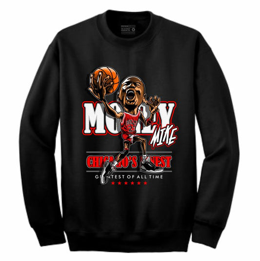 MJ Black Crewneck (Caricature Collection)