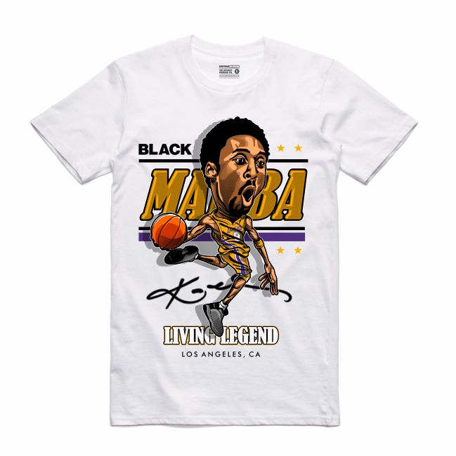 Mamba White T-Shirt (Caricature Collection)