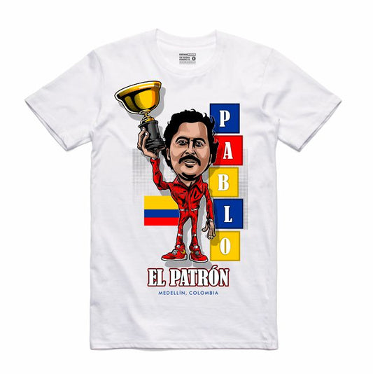 Pablo White T-Shirt (Caricature Collection)