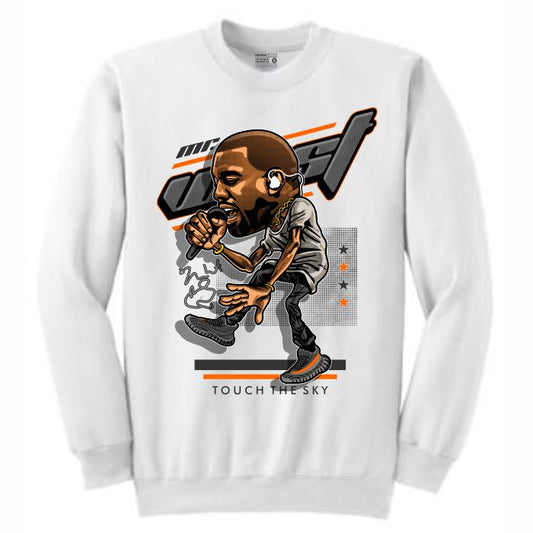 YZY White Crewneck (Caricature Collection)