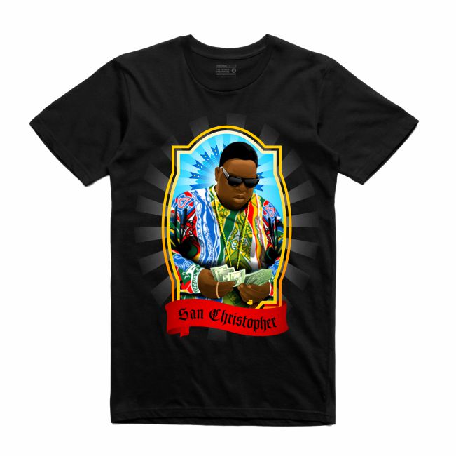 Biggie Black T-Shirt (Veladora Collection)
