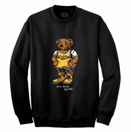 Biggie Badboy Black Crewneck (Bear Collection)