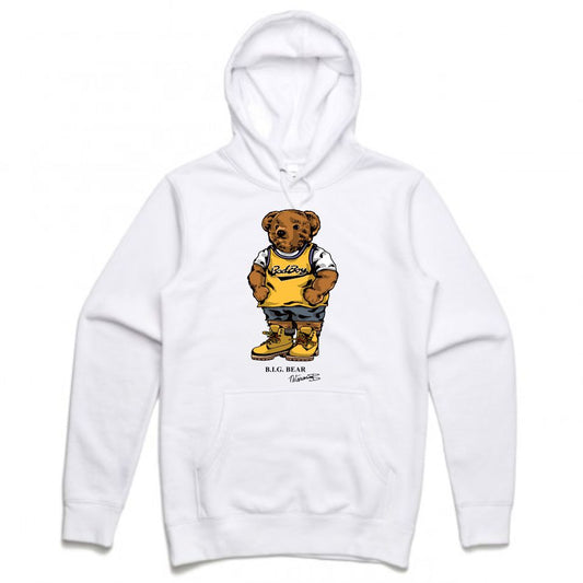 Biggie Badboy White Hoodie (Bear Collection)